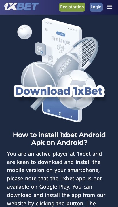 1xBet Download appforbet.com